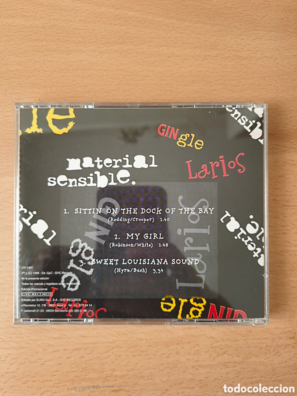 CDs de m&uacute;sica: LARIOS GINgle CD Coleccionismo - Foto 2