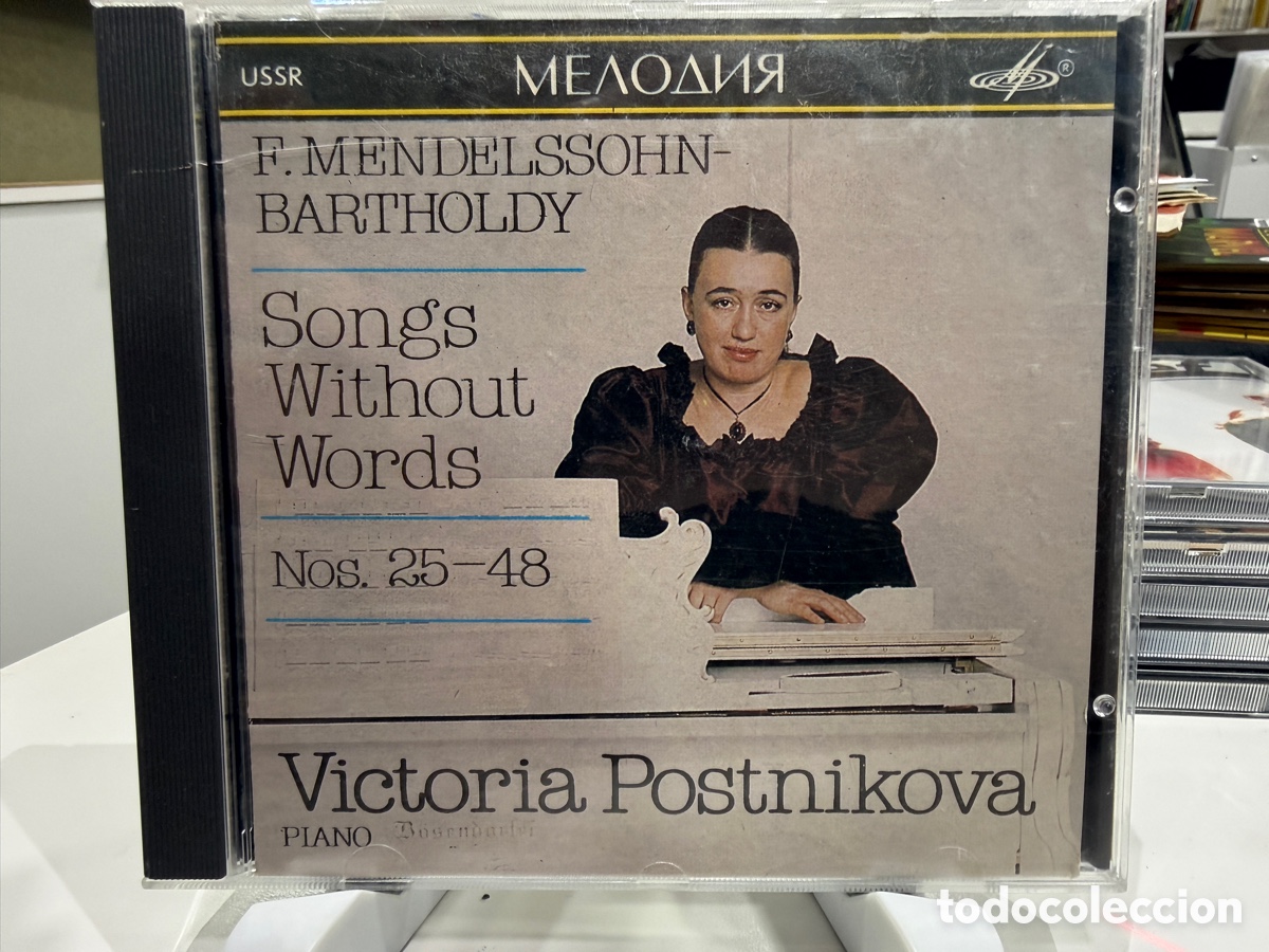 CDs de m&uacute;sica: Mendelssohn - Victoria Postnikova - Songs Without Words (CD)