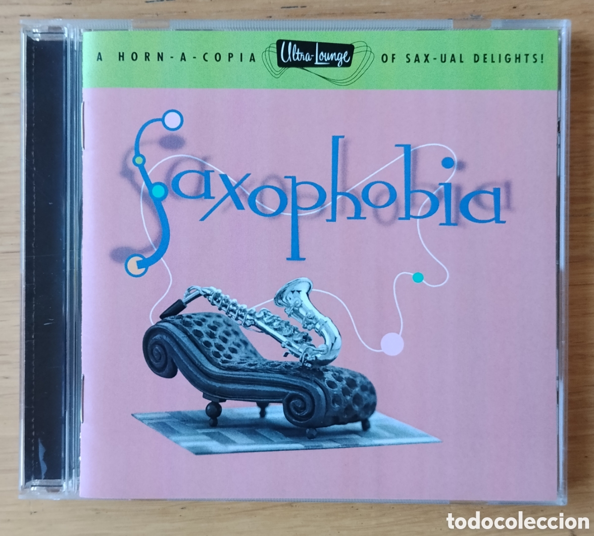 CDs de m&uacute;sica: V/A: &rdquo; SAXOPHOBIA&rdquo; CD - 1996 - LOUNGE - EASY LISTENING