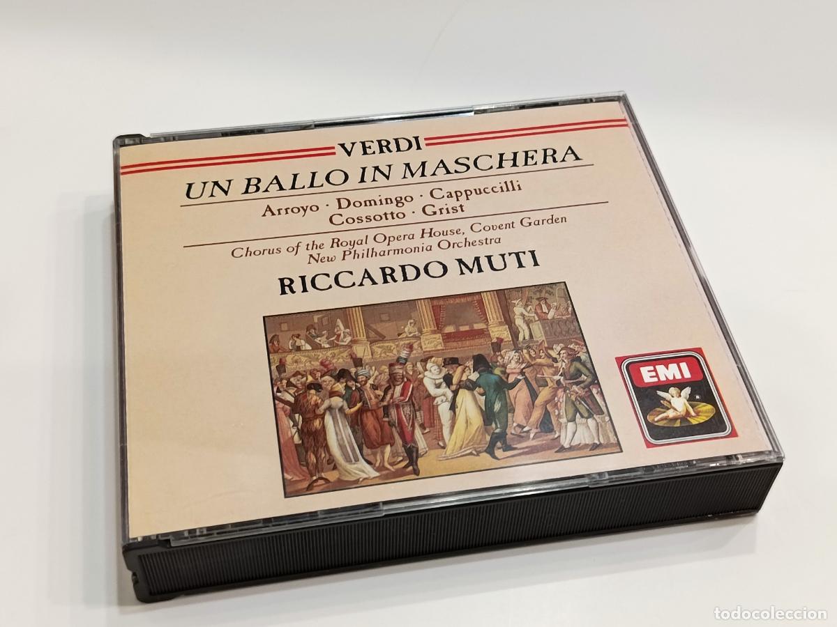 CDs de m&uacute;sica: GIUSEPPE VERDI - UN BALLO IN MASCHERA - RICCARDO MUTI - EMI ANGEL RECORDS CMS 7 69576 2 - NUEVO