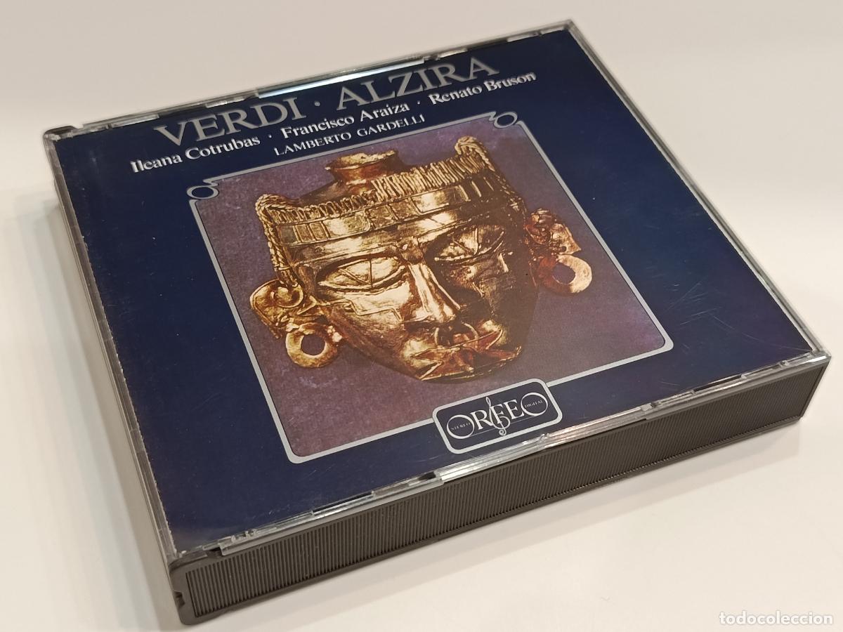 CDs de m&uacute;sica: GIUSEPPE VERDI - ALZIRA - COTRUBAS ARAIZA BRUSON- LAMBERTO GARDELLI - ORFEO 2 CD C 057 832 H - NUEVO