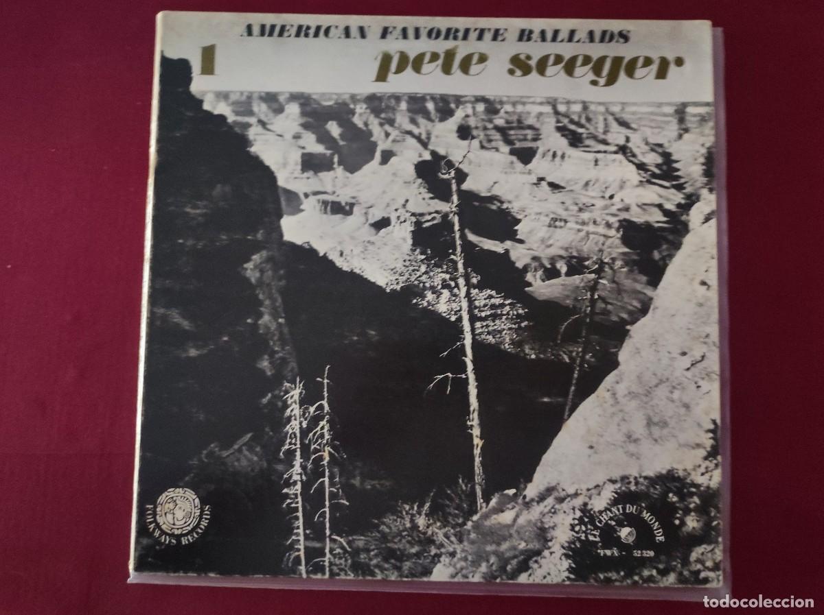 CDs de m&uacute;sica: Pete Seeger &ndash; American Favorite Ballads Vol. 1 (LP, Gatefold) - Edici&oacute;n Francia 1960s - Folkways / L
