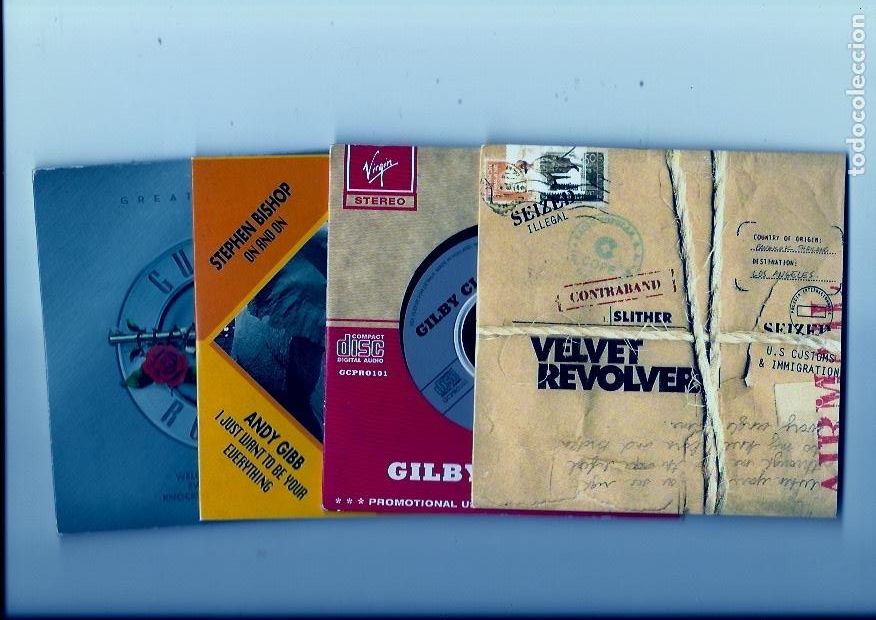 CDs de m&uacute;sica: GUNS N' ROSES. VELVET REVOLVER. GILBY CLARKE (4 cd single)