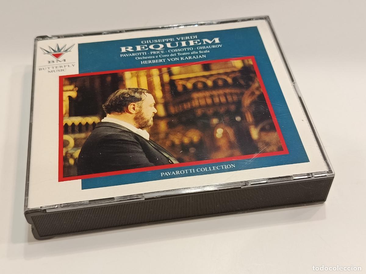 CDs de m&uacute;sica: GIUSEPPE VERDI - REQUIEM - PAVAROTTI COLLECTION - KARAJAN - BUTTERFLY MUSIC 2 CD BMCD 013 (2CD) -NEW
