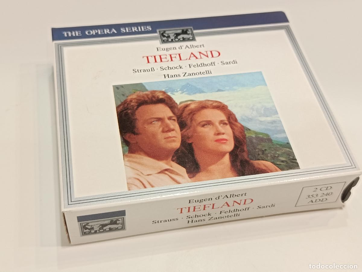 CDs de m&uacute;sica: TIEFLAND - STRAUB SCHOCK FELDHOFF - EUGEN D&acute;ALBERT - HANS ZANOTELLI - EURODISC 2 CD 353 240 -NEW