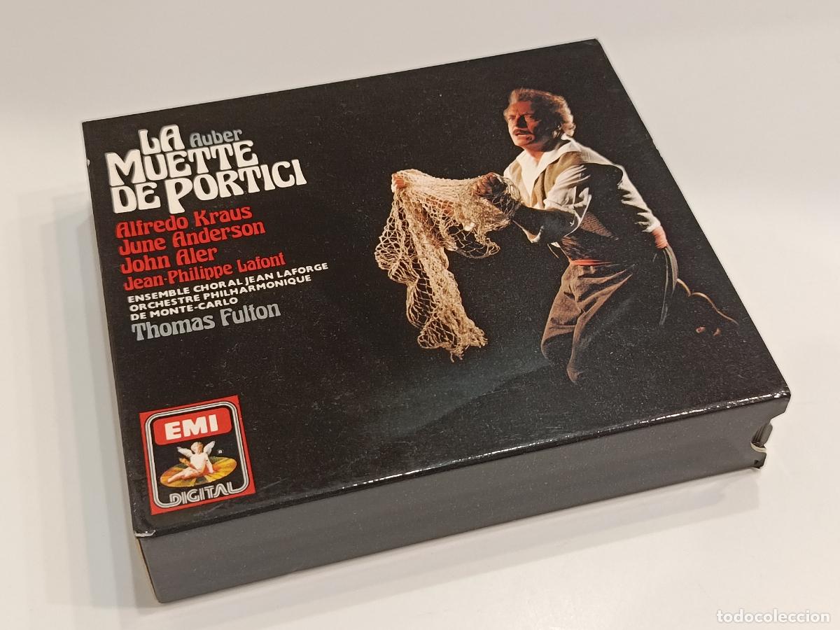 CDs de m&uacute;sica: LA MUETTE DE PORTICI - ALFREDO KRAUS - AUBER - THOMAS FULTON - EMI 2 CD 7492842 (1987) - NUEVO