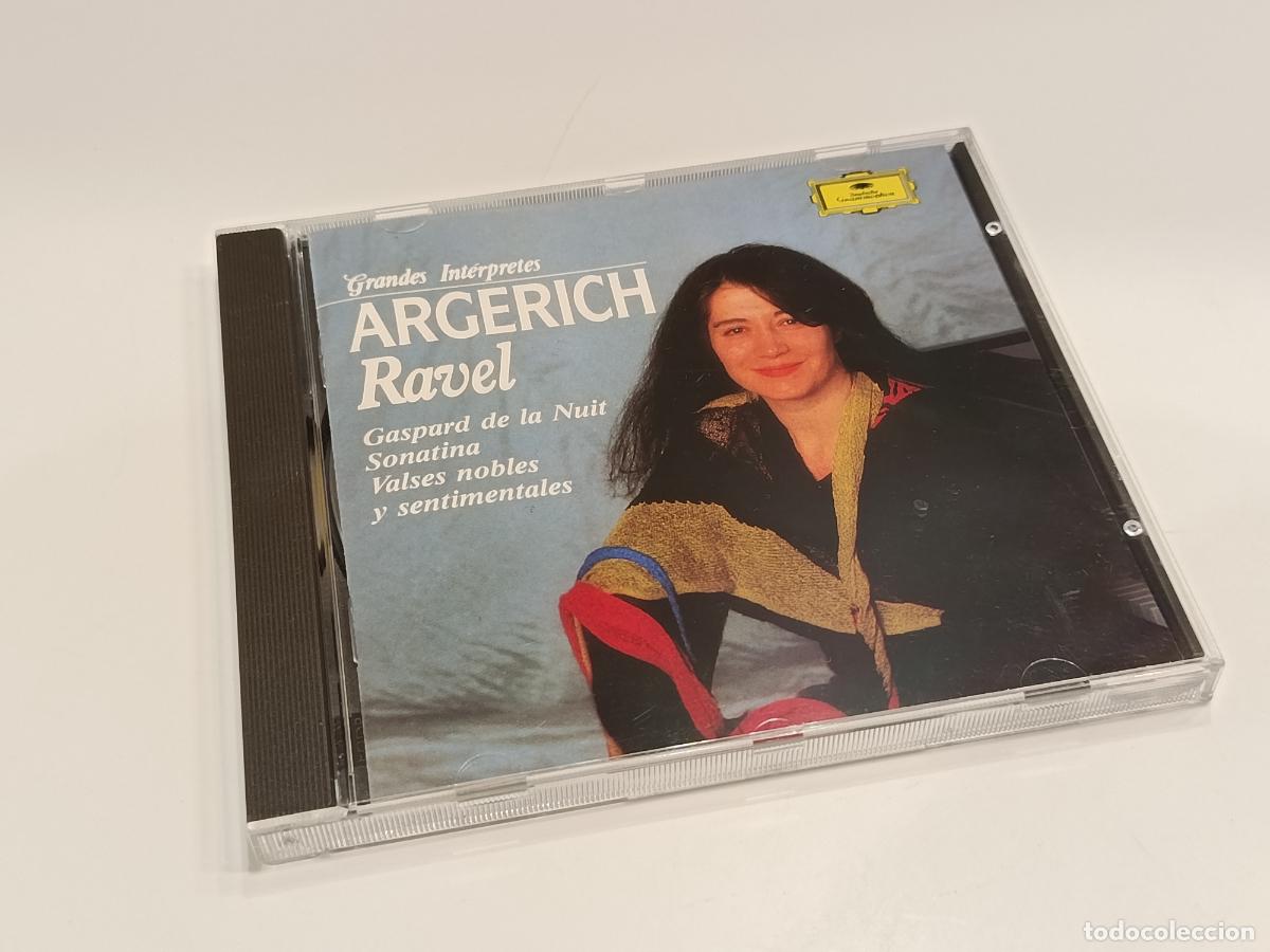 CDs de m&uacute;sica: MARTHA ARGERICH - RAVEL - GASPARD DE LA NUIT SONATINA VALSES - DEUTSCHE GRAMMOPHON CD 428 148-2