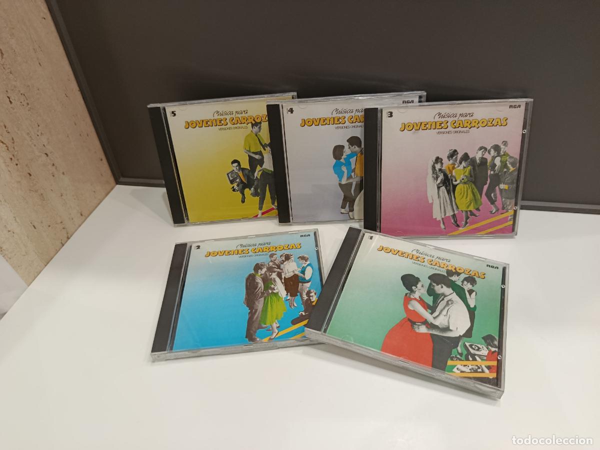 CDs de m&uacute;sica: MUSICA PARA JOVENES CARROZAS - VERSIONES ORIGINALES - 5 CD COLECCION COMPLETA - RCA (1988) - NUEVOS