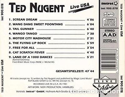 CDs de m&uacute;sica: Live USA- 4003593001078