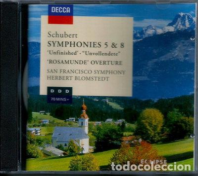 CDs de m&uacute;sica: Schubert: Symphonies 5 & 8- 0028944870725