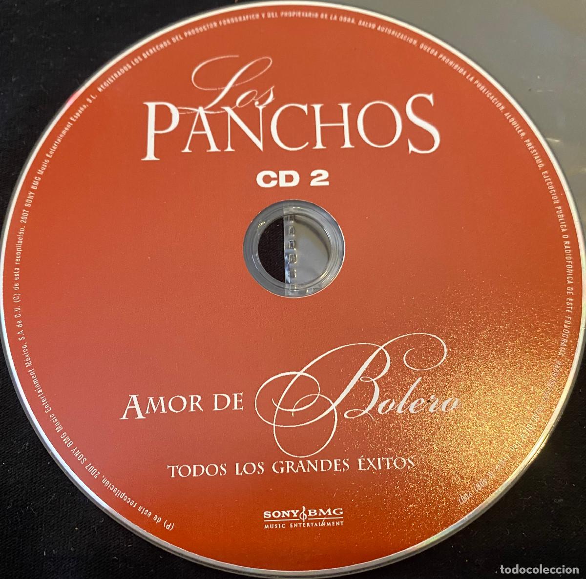 Music CDs: 'Amor de Bolero - CD 2', de Los Panchos. M&uacute;sica latina. 20 temas. 2007. En funda transparente.