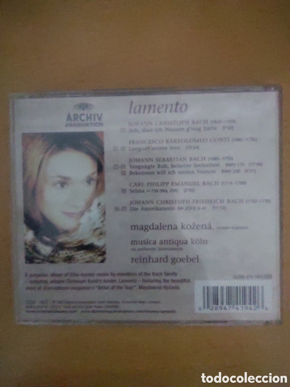 CDs de m&uacute;sica: CD Magdalena Kozena -Lamento - Foto 2