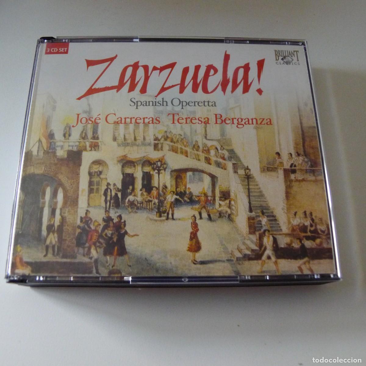 CDs de m&uacute;sica: Jos&eacute; Carreras, Teresa Berganza &ndash; Zarzuela! Spanish Operetta 3 CD BOX SET