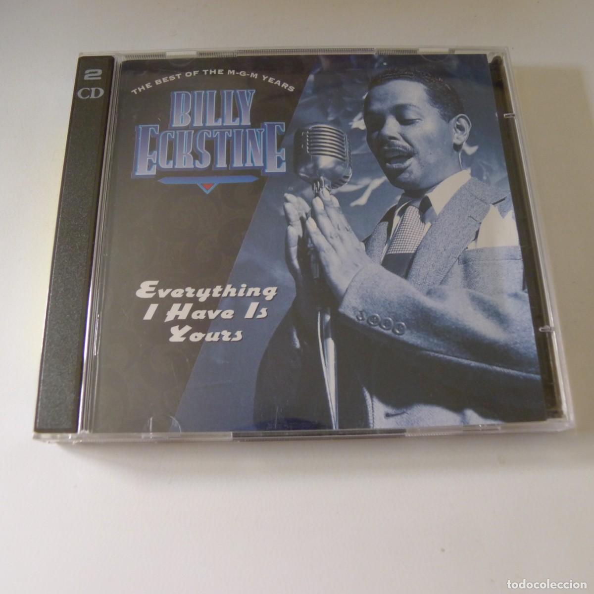 CDs de m&uacute;sica: Billy Eckstine &ndash; Everything I Have Is Yours (The Best Of The M-G-M Years) 2CD
