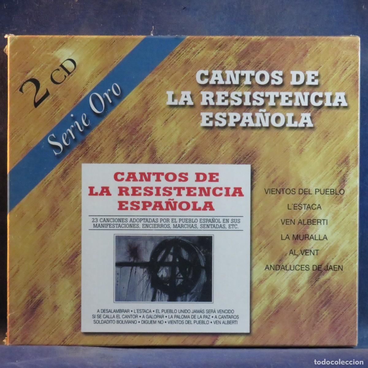 CDs de m&uacute;sica: CANTOS DE LA RESISTENCIA ESPA&Ntilde;OLA - CD