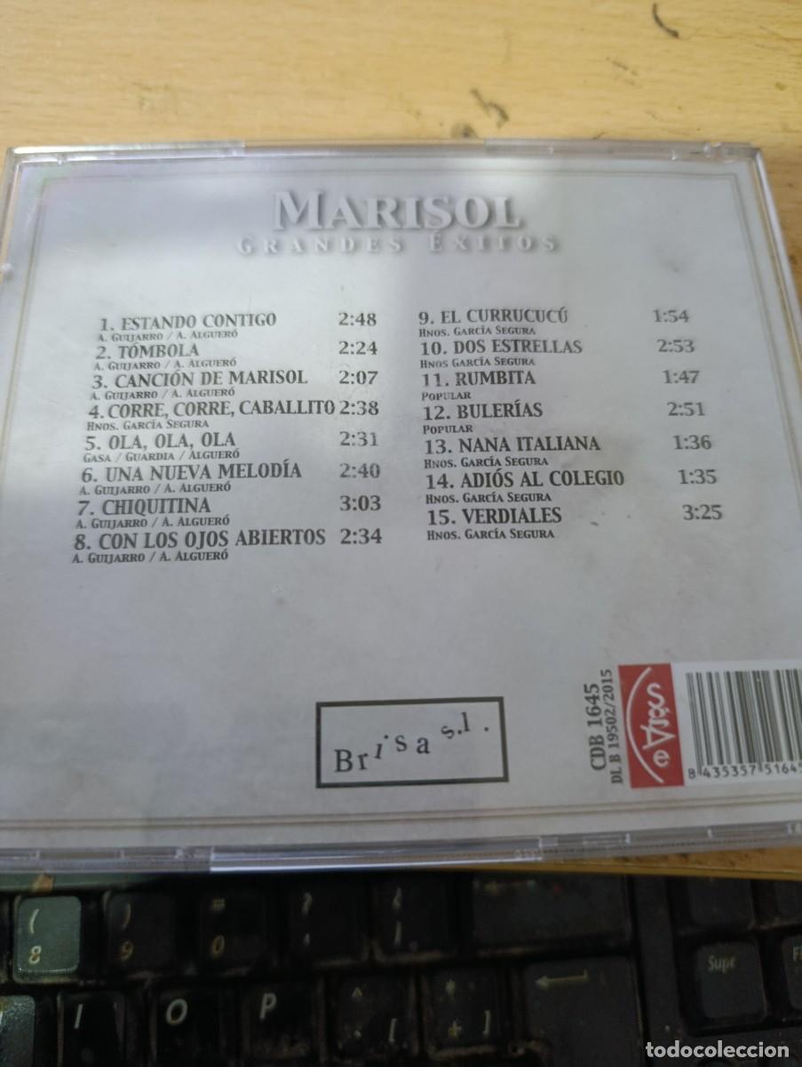 CDs de m&uacute;sica: MARISOl GRANDES EXITOS. MADE IN EU. C12CD - Foto 3