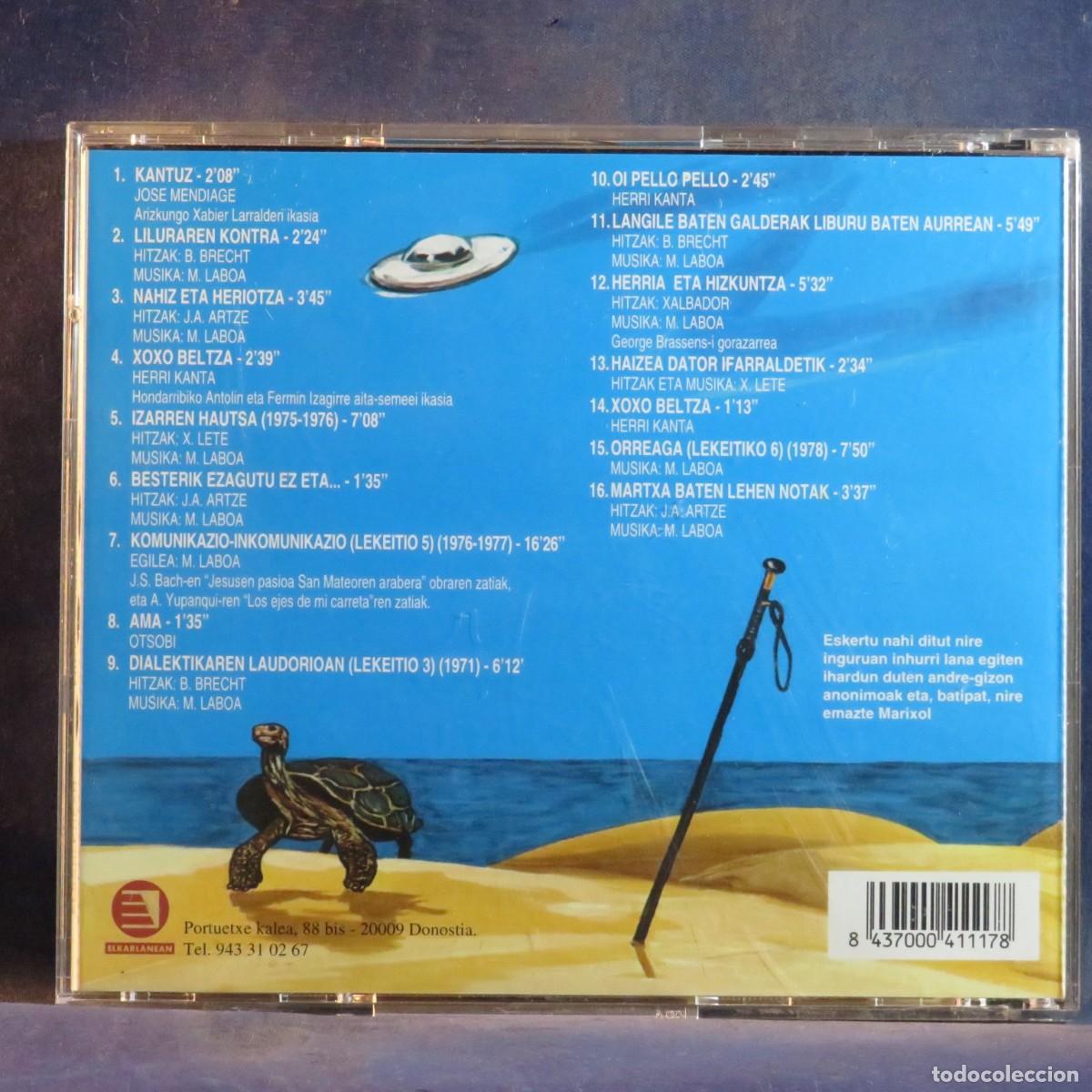 CDs de m&uacute;sica: MIKEL LABOA &ndash; LAU-BOST - CD - Foto 2