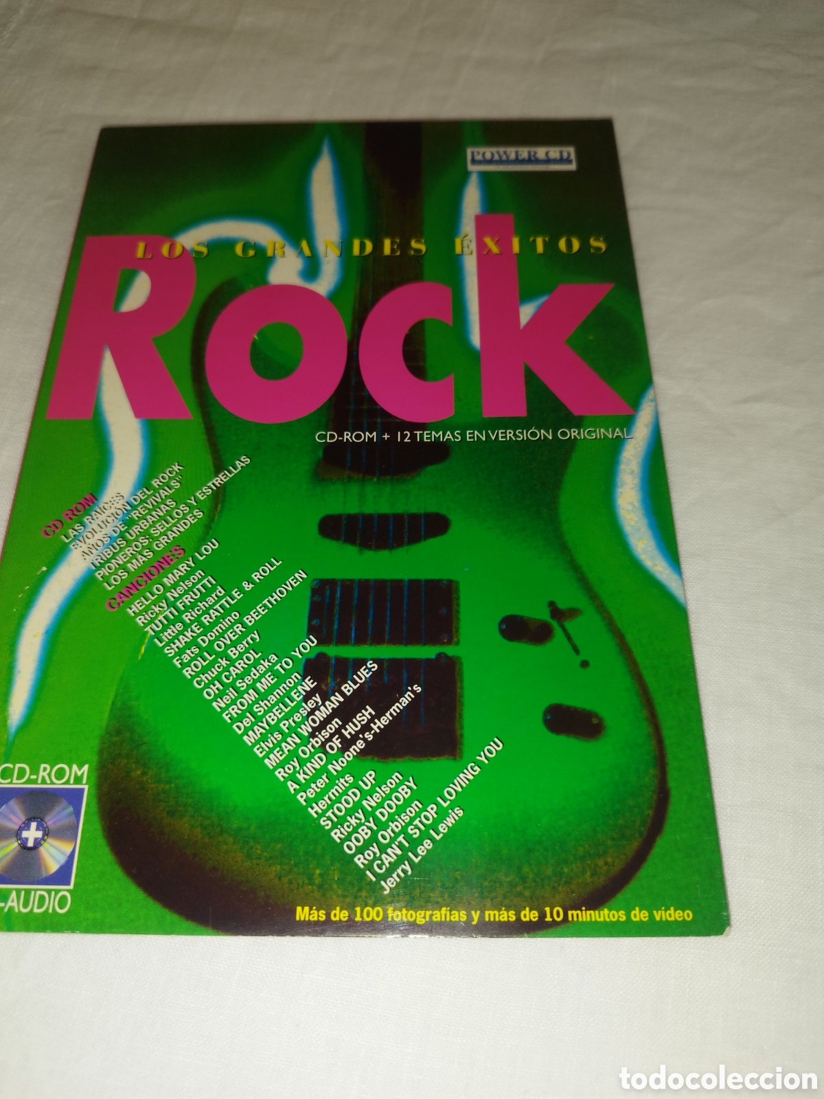 CDs de m&uacute;sica: CD-ROM + CD-AUDIO. LOS GRANDES EXITOS DEL ROCK. DCDM-SYSTEM. 1997. - Foto 1