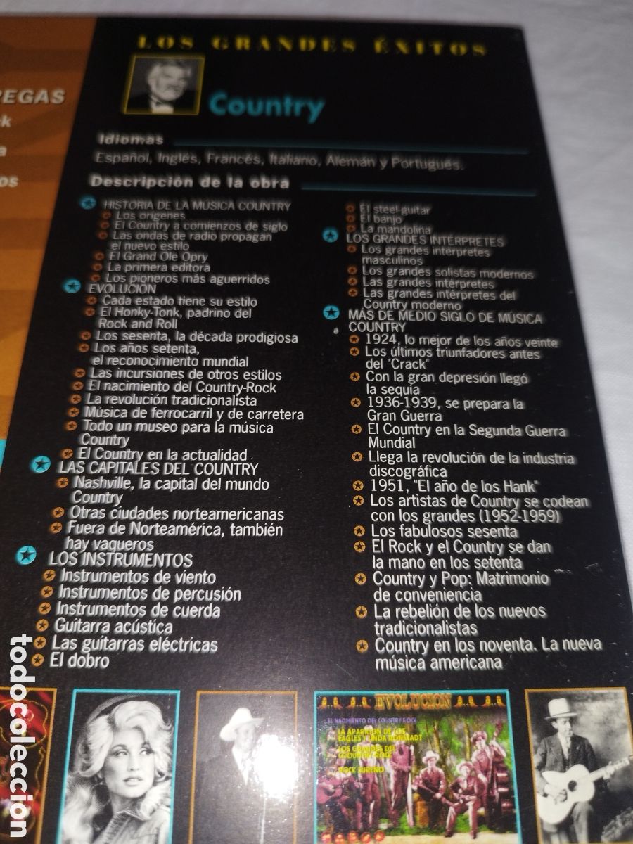 CDs de m&uacute;sica: CD-ROM + CD-AUDIO. LOS GRANDES EXITOS DEL COUNTRY. DCDM-SYSTEM, 1997. - Foto 3