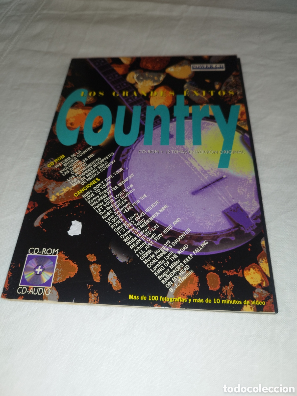 CDs de m&uacute;sica: CD-ROM + CD-AUDIO. LOS GRANDES EXITOS DEL COUNTRY. DCDM-SYSTEM, 1997.