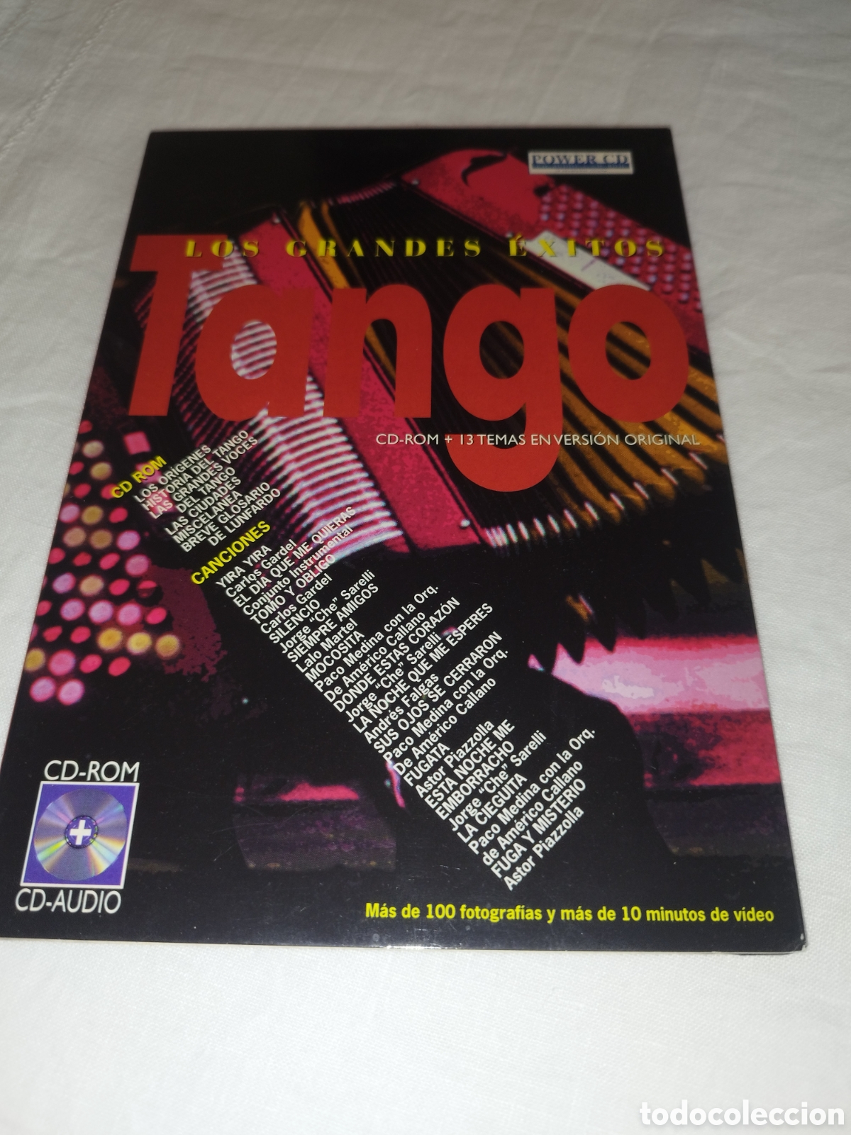 CDs de m&uacute;sica: CD-ROM + CD-AUDIO. LOS GRANDES EXITOS DEL TANGO. DCDM-SYSTEM, 1997 - Foto 1