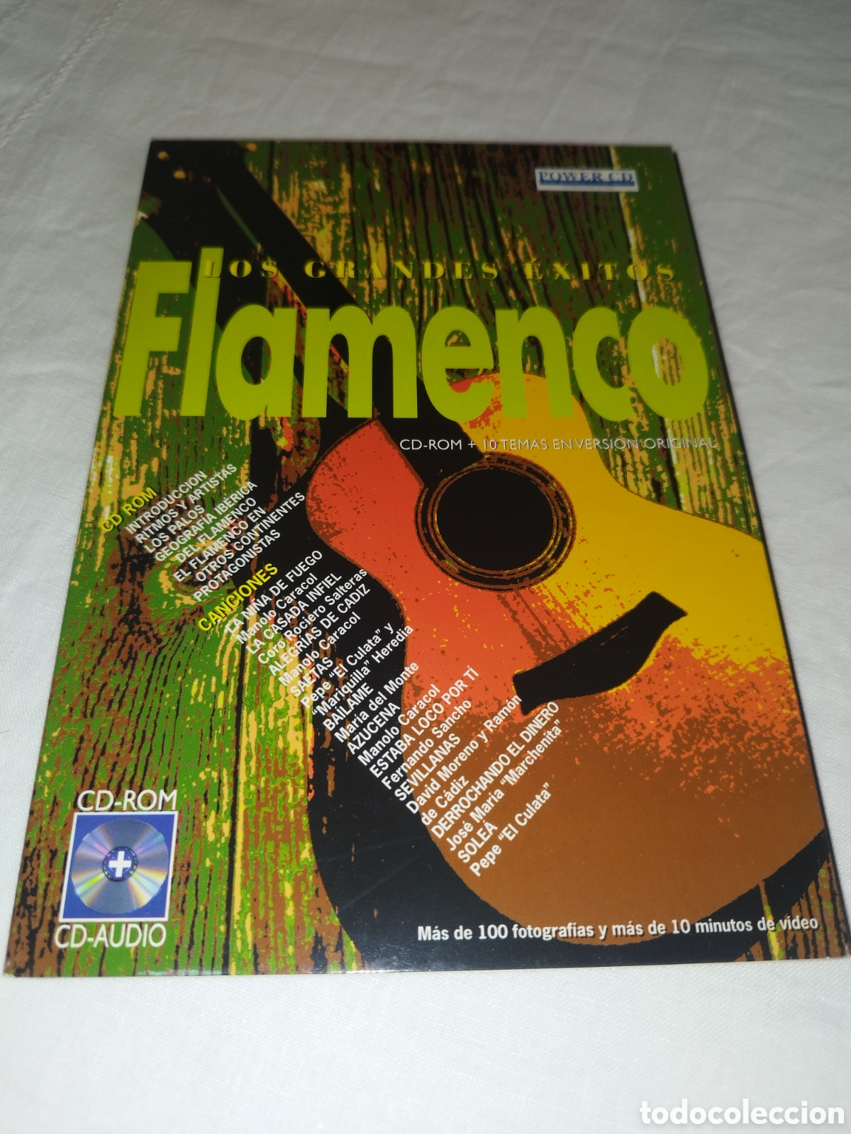 CDs de m&uacute;sica: CD-ROM + CD-AUDIO. LOS GRANDES EXITOS DEL FLAMENCO. DCDM-SYSTEM, 1997