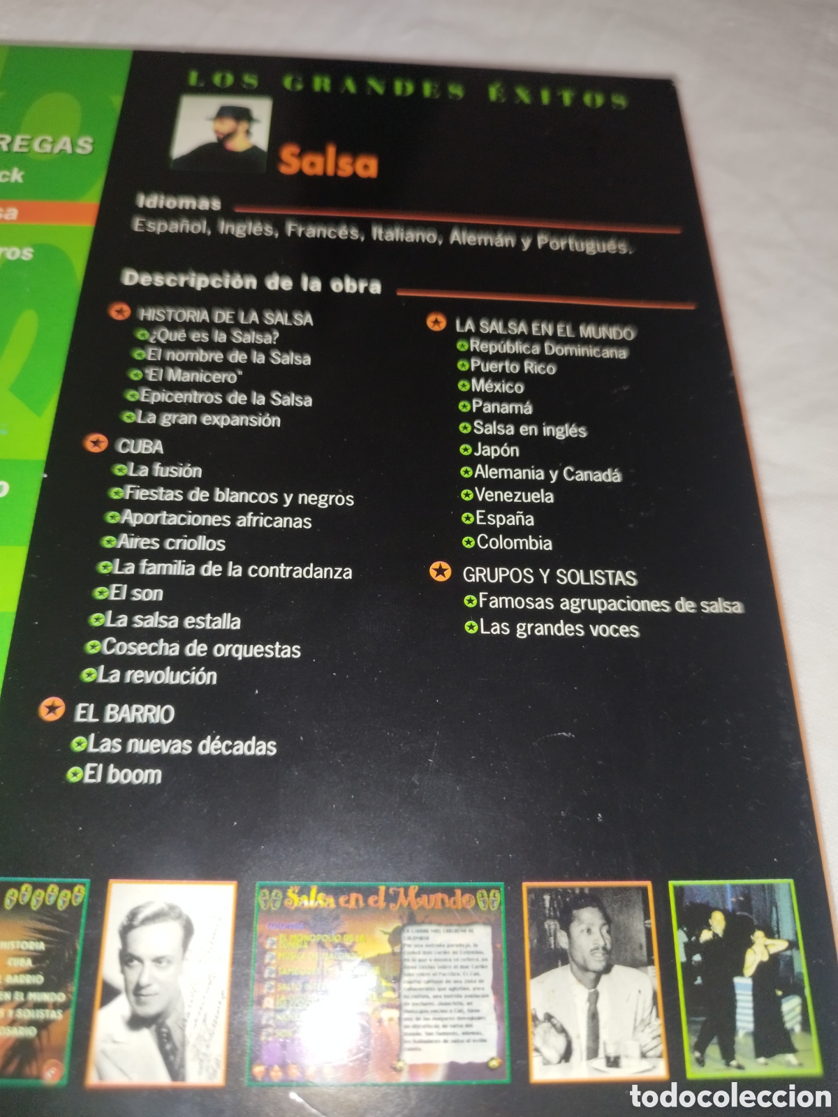 CDs de m&uacute;sica: CD-ROM + CD-AUDIO. LOS GRANDES EXITOS DE LA SALSA. DCDM-SYSTEM, 1997. - Foto 3