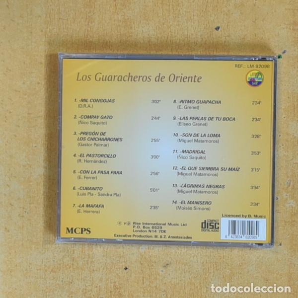 CDs de m&uacute;sica: LOS GUACHEROS DE ORIENTE - LOS GUACHEROS DE ORIENTE - CD - Foto 2