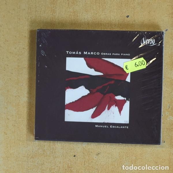 CDs de m&uacute;sica: TOMAS MARCO - OBRAS PARA PIANO - CD