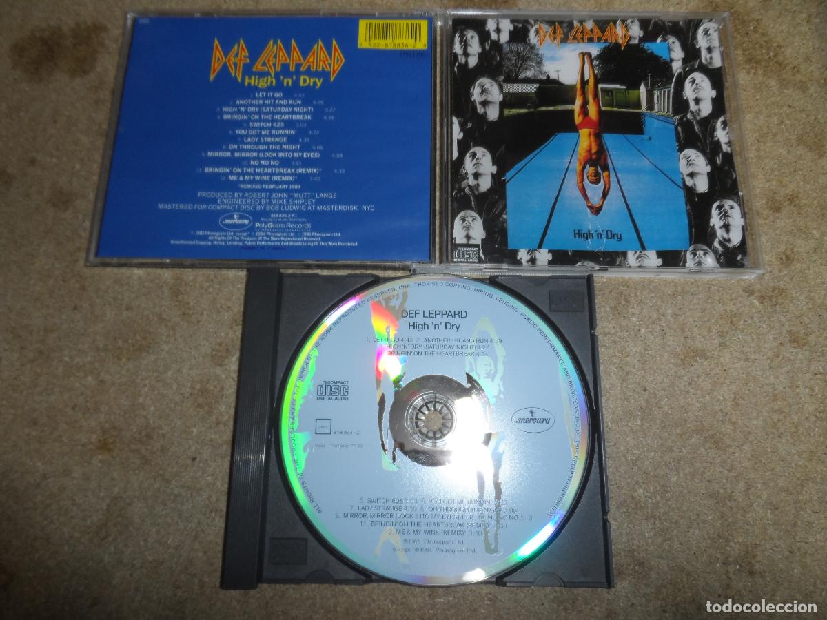 CDs de m&uacute;sica: DEF LEPPARD - HIGH N DRY