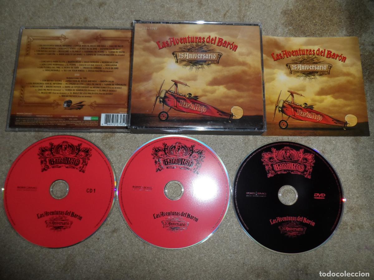 CDs de m&uacute;sica: BARON ROJO - LAS AVENTURAS DEL BARON (25 ANIVERSARIO) (2 CDS + DVD)