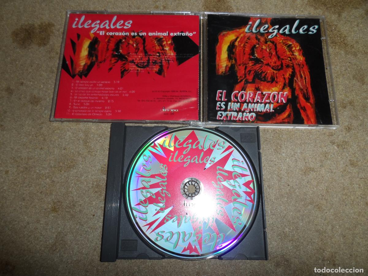 CDs de m&uacute;sica: ILEGALES - EL CORAZON ES UN ANIMAL EXTRA&Ntilde;O