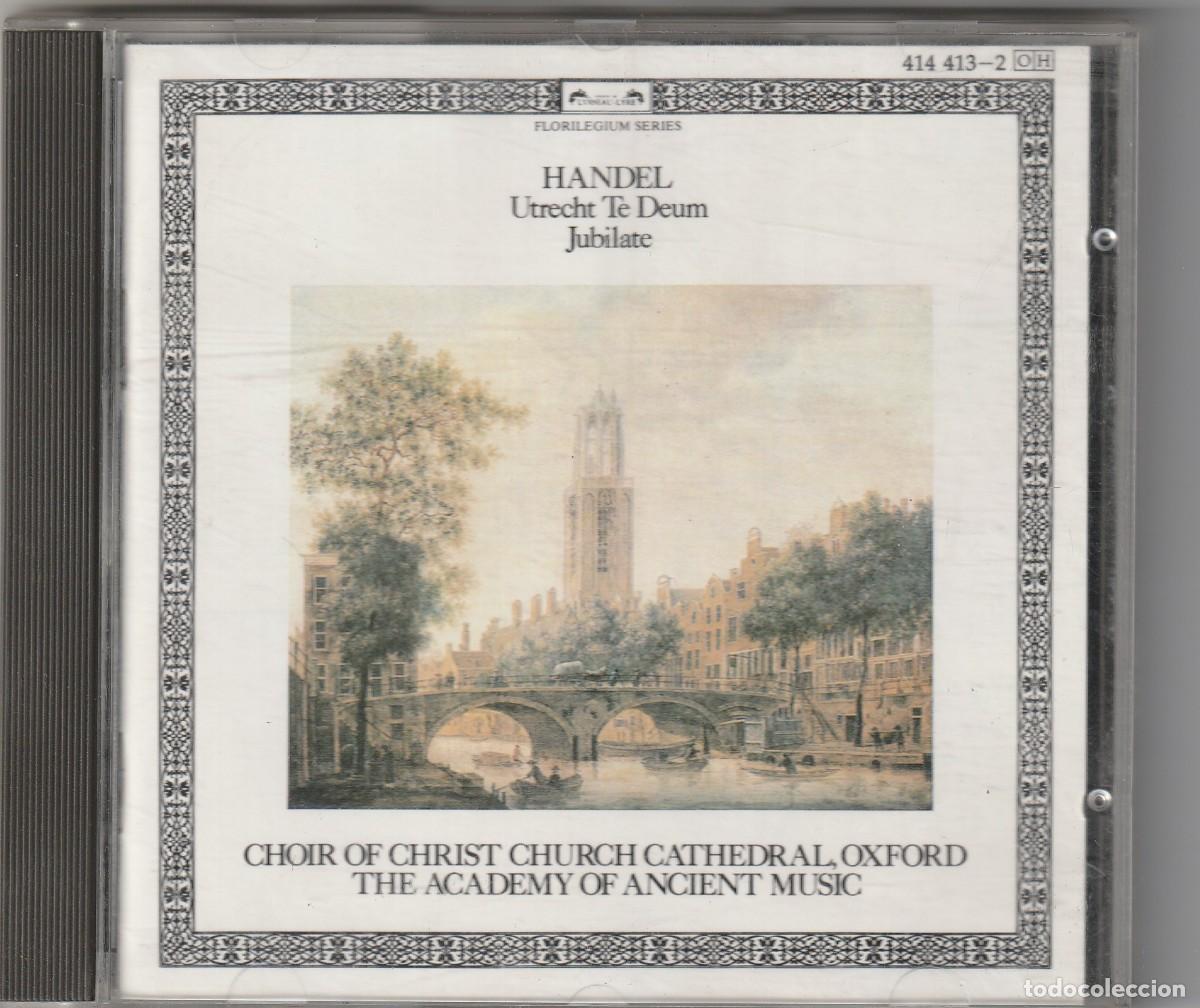 CDs de m&uacute;sica: HANDEL - UTRECHT TE DEUM &middot; JUBILATE (CD L'OISEAU-LYRE 1985) SIMON PRESTON