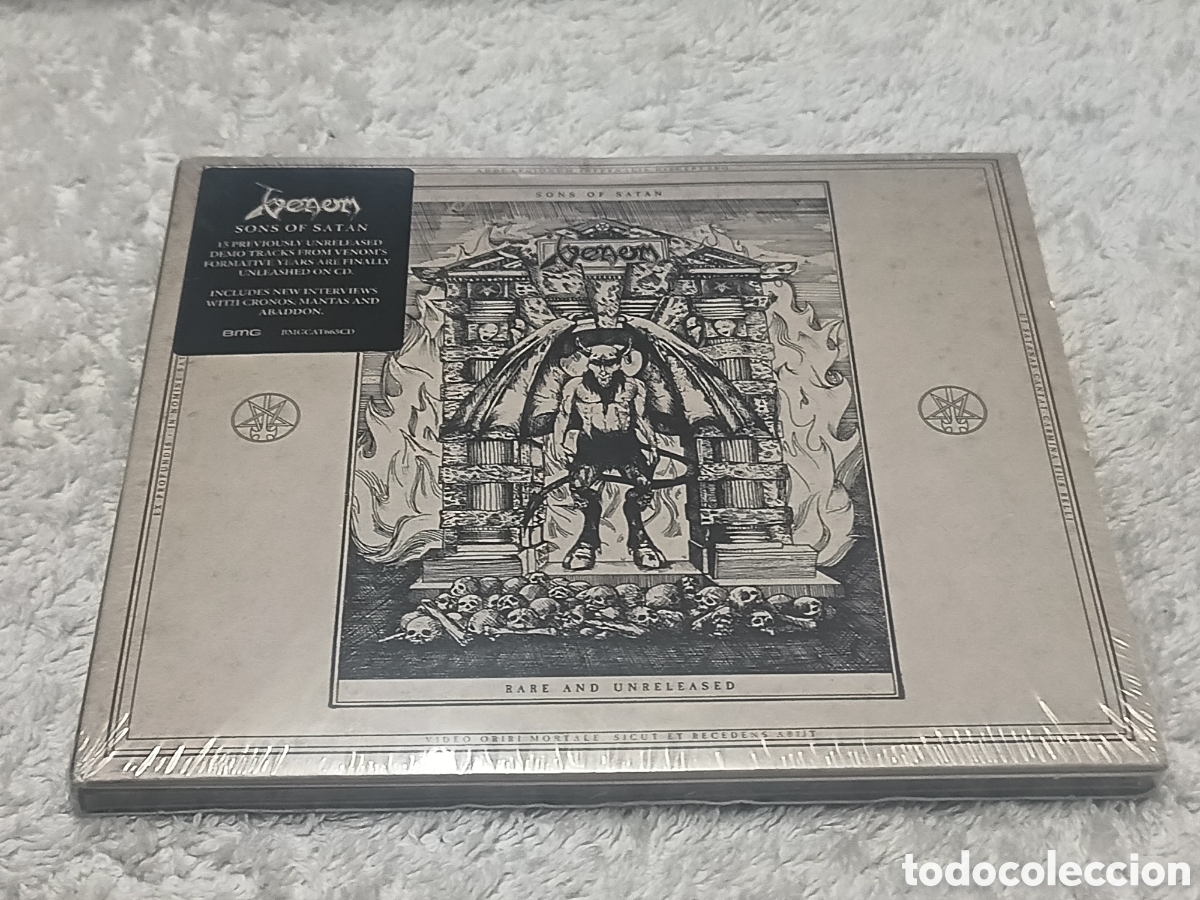 CDs de m&uacute;sica: VENOM Sons Of Satan (Rare And Unreleased) - PRECINTADO -RAREZAS E IN&Eacute;DITOS TEMAS M&Iacute;TICO BLACK METAL