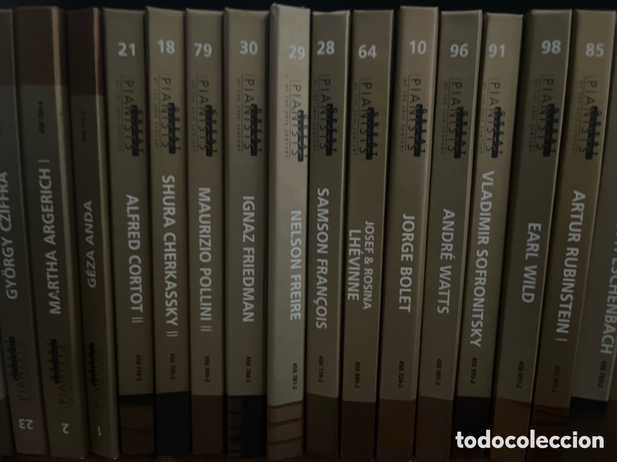 CDs de m&uacute;sica: Colecci&oacute;n 200 CDs Completa &ldquo;Great Pianist 20th Century&rdquo; SIN CAJA