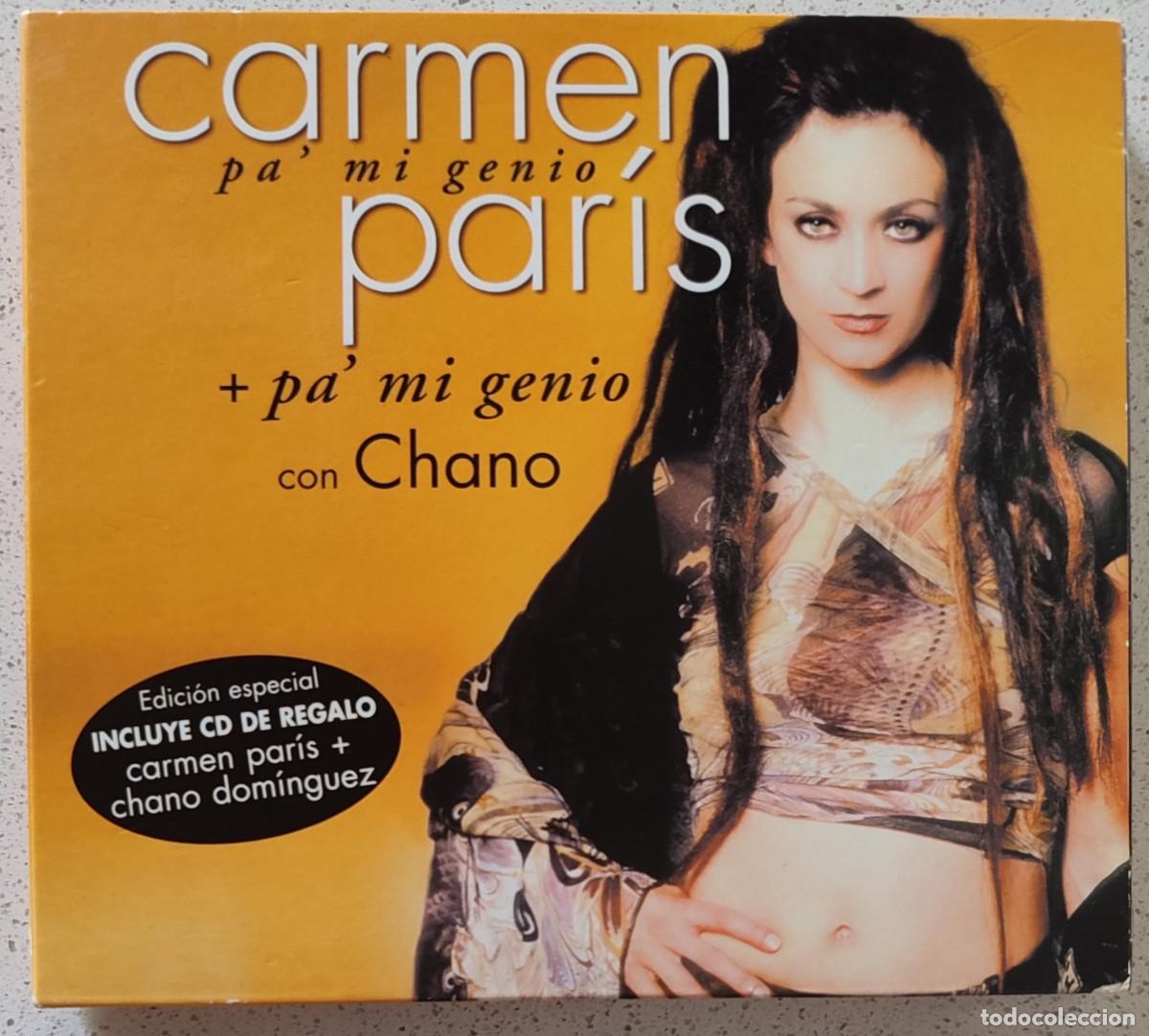 CDs de m&uacute;sica: CARMEN PARIS - PA MI GENIO (2CD) 2002 - 19 TEMAS - DIGIPAK - CHANO DOMINGUEZ,