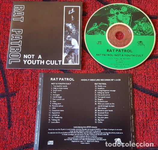 CDs de m&uacute;sica: RAT PATROL ** Not A Youth Cult ** AUSTRIA CD