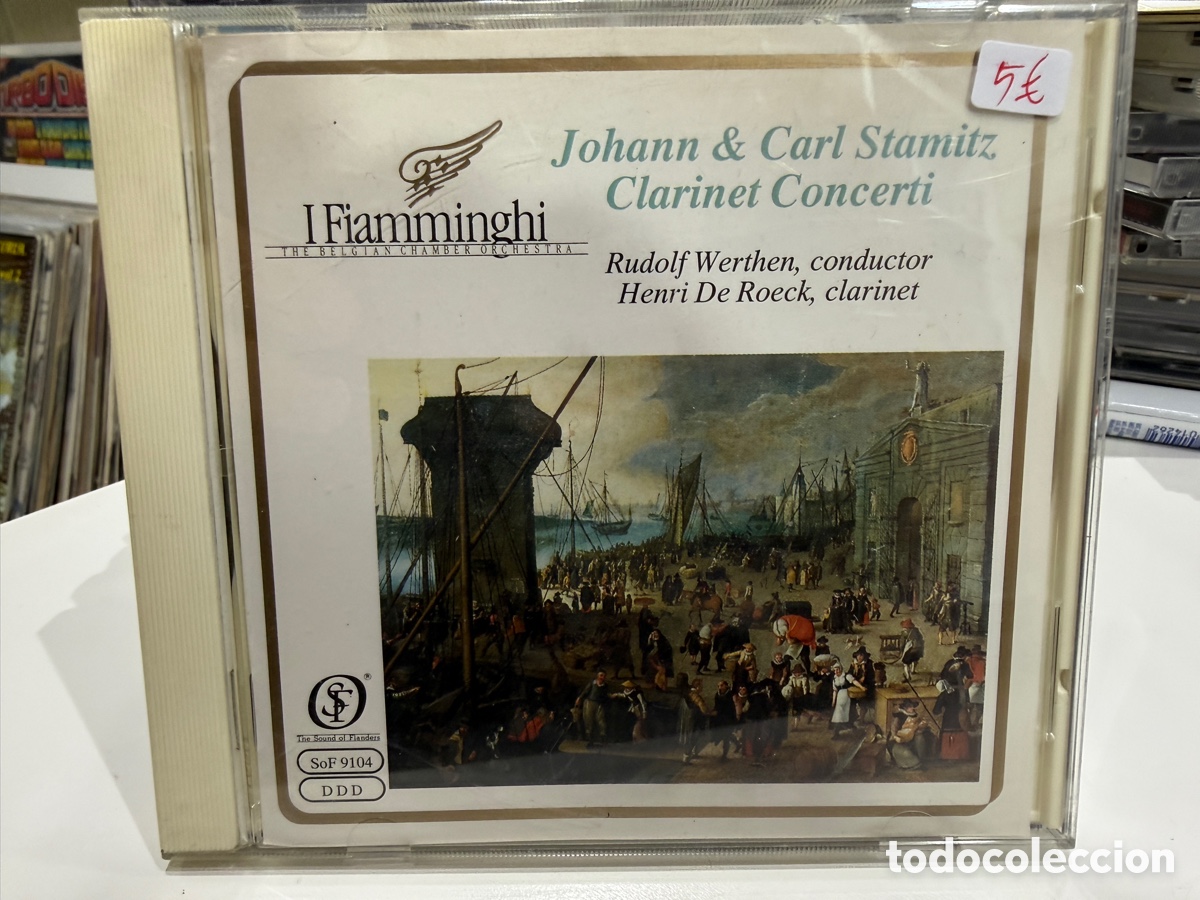 CDs de m&uacute;sica: Johann & Carl Stamitz - Henri de Roeck - Clarinet Concerti (CD)