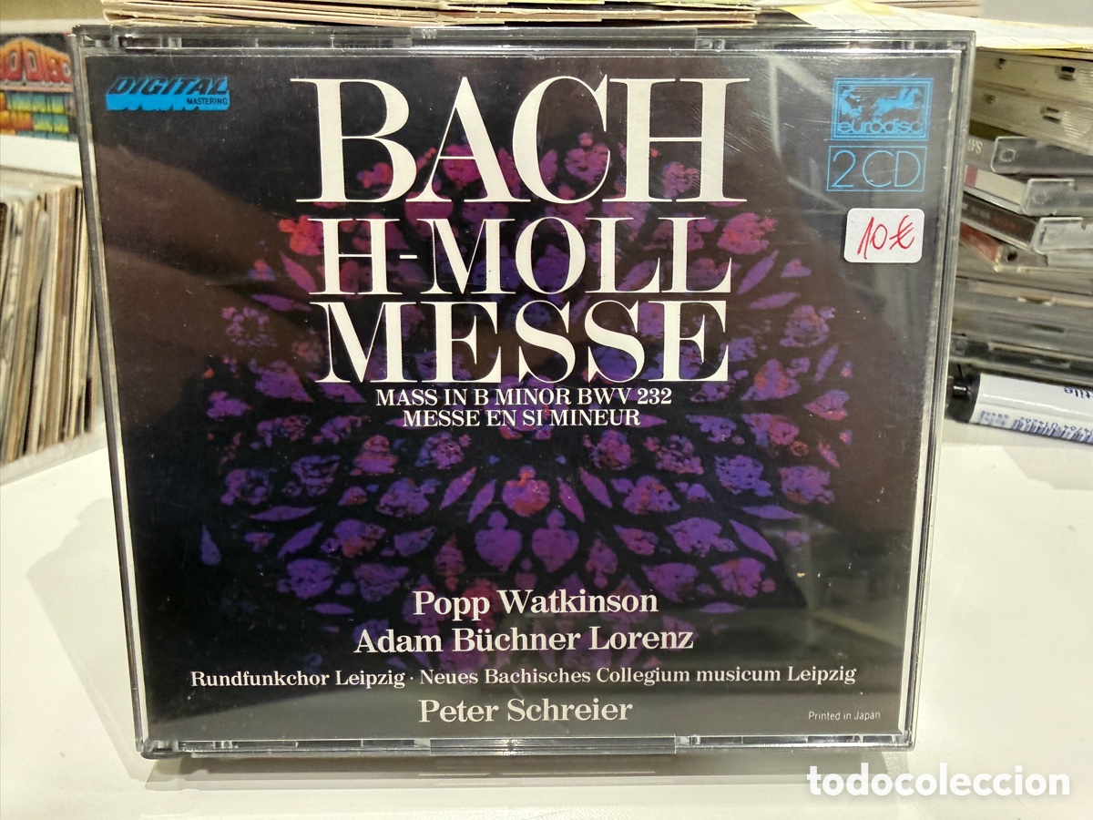 CDs de m&uacute;sica: Bach - Peter Schreier - Messe BWV 232 (2xCD)