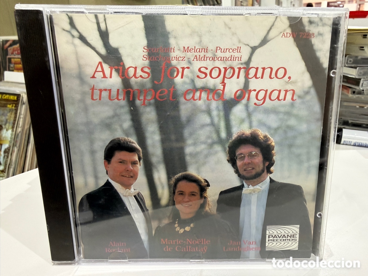 CDs de m&uacute;sica: Alain Roelant, Marie-No&euml;lle de Callata&yuml;, Jan Van Landeghem - Arias For Soprano, Trumpet (CD)