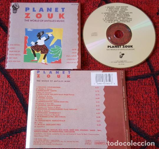 CDs de m&uacute;sica: ZOUK MACHINE Sakiyo MALAVOI Kassav RALPH THAMAR Experience 7 ERIC VIRGAL 1991 CD