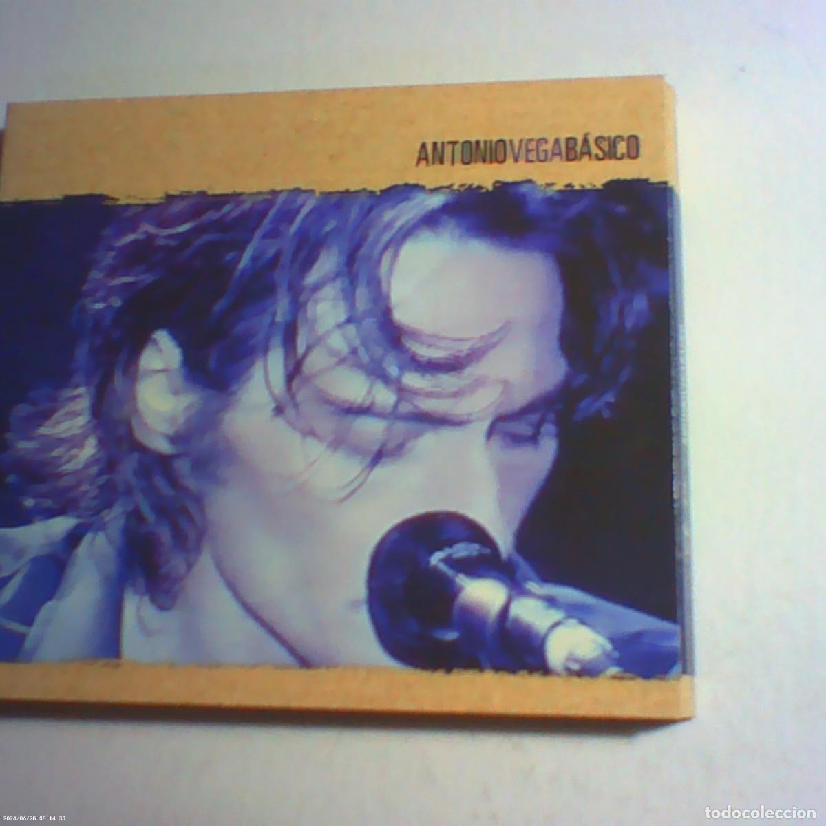 CDs de m&uacute;sica: cd + dvd antonio vega. antonio vega b&aacute;sico. hispavox 2002. 15 temas. libreto letras (seminuevo)