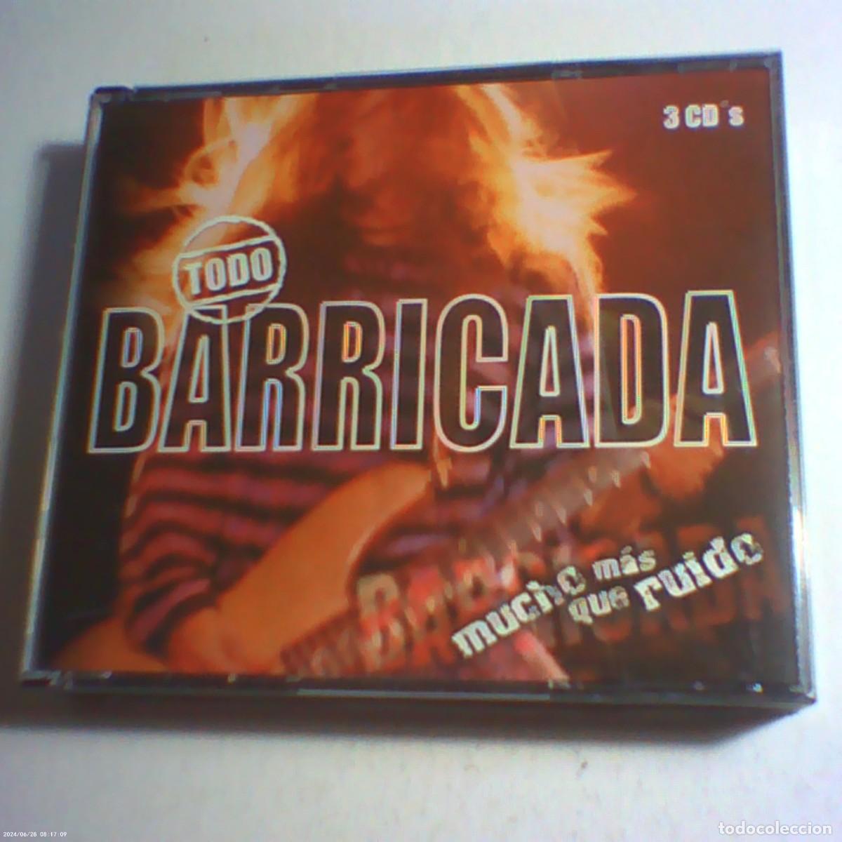 CDs de m&uacute;sica: 3 cd's todo barricada. mucho m&aacute;s que ruido. universal 2006 spain. 48 temas (seminuevo)