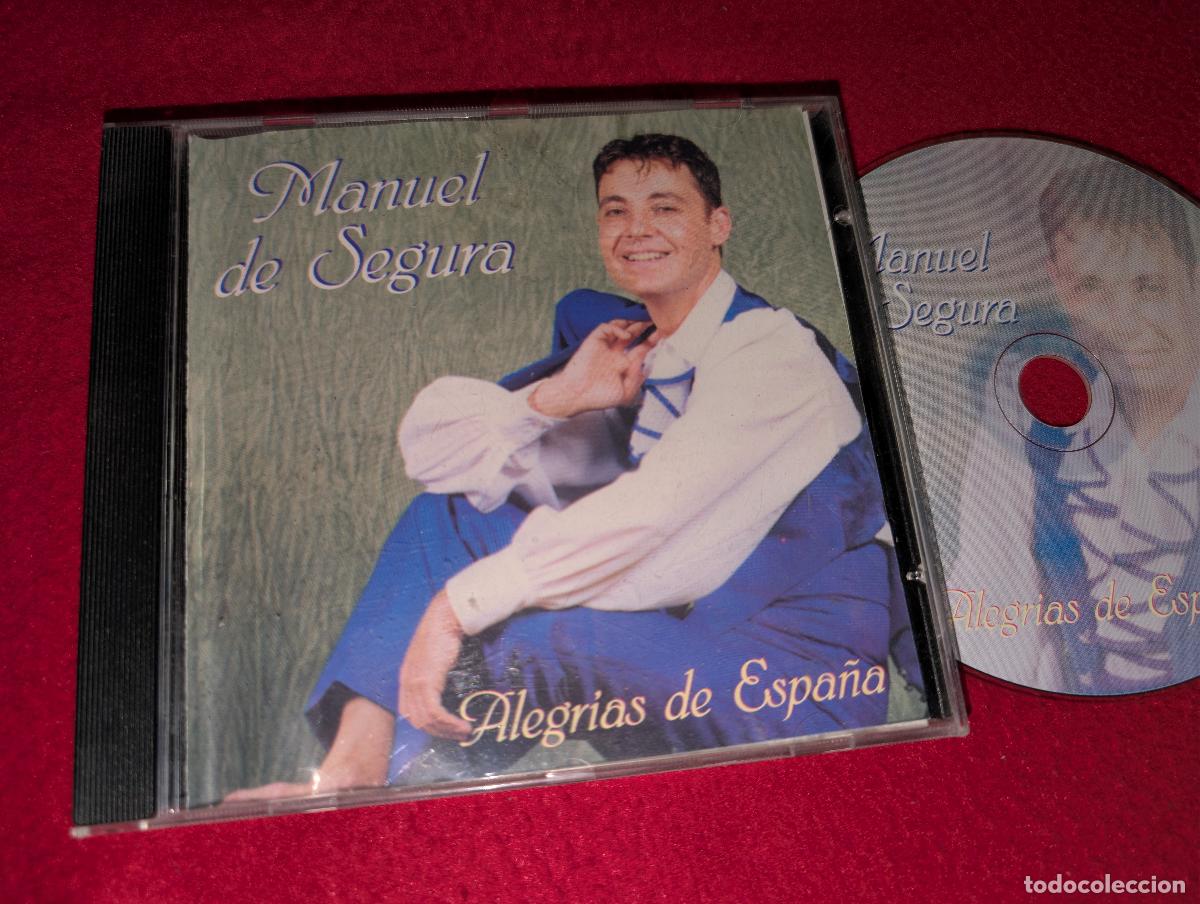 CDs de m&uacute;sica: MANUEL DE SEGURA Principe de la Copla Alegrias de Espa&ntilde;a CD 2002 FIRMADO DEDICADO INTERIOR