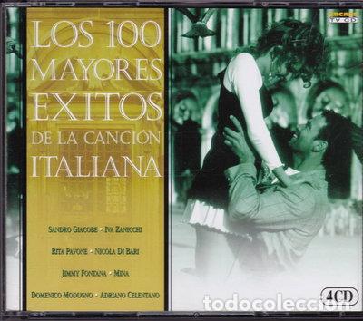 CDs de m&uacute;sica: Los 100 Mayores &Eacute;xitos De La Canci&oacute;n Italiana- 8428379016125