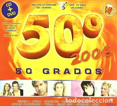 CDs de m&uacute;sica: 50 Grados 2006- 8420018789018