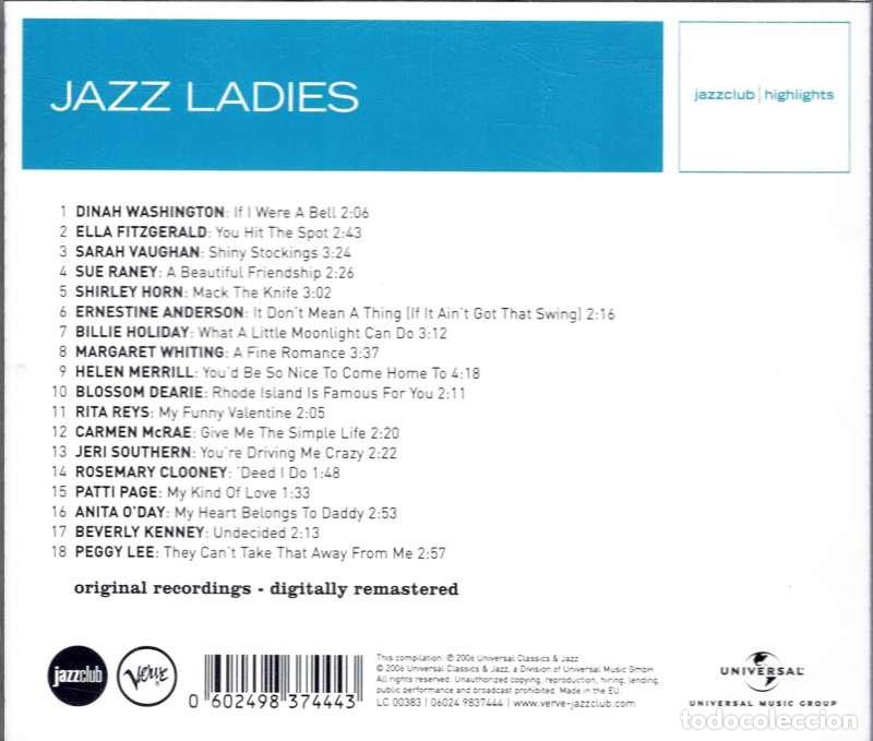CDs de m&uacute;sica: Jazz Ladies. CD - Foto 2