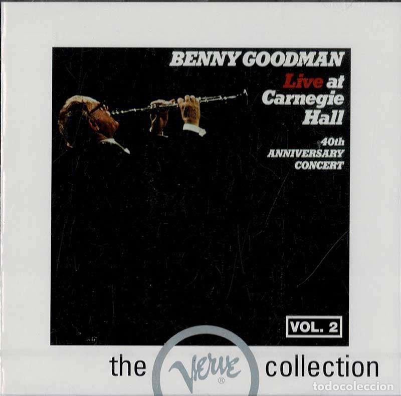 CDs de m&uacute;sica: Benny Goodman - Live at Carnegie Hall. 40th Anniversary Concert. Jazz The Verve Collection. CD (prec