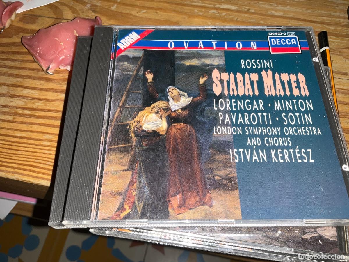 Musik-CDs: ROSSINI STABAT MATER ISTVAN KERTESZ LORENGAR MINTON PAVAROTTI SOTIN. CD DECCA OVATION