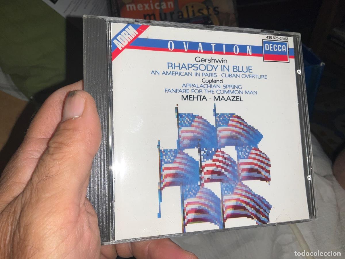 CDs de m&uacute;sica: Gershwin / Copland. Mehta/Maazel. Decca Ovation.